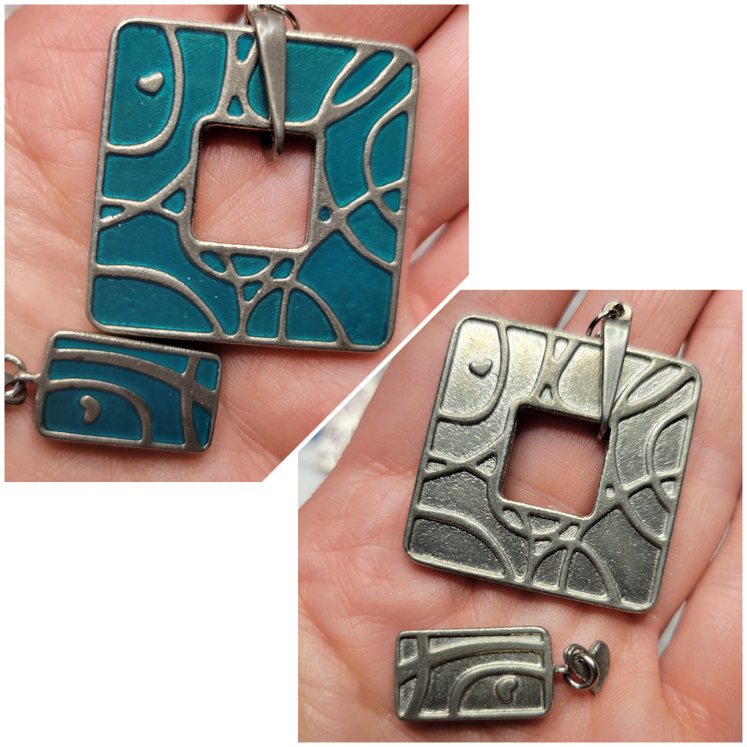 KIT of Parts - SQUARE "JULIE" - TURQUOISE