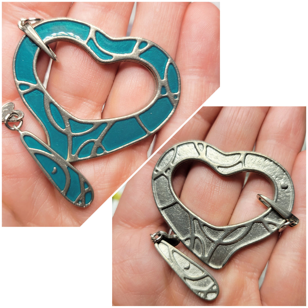 KIT of Parts - HEART "JULIE" - TURQUOISE