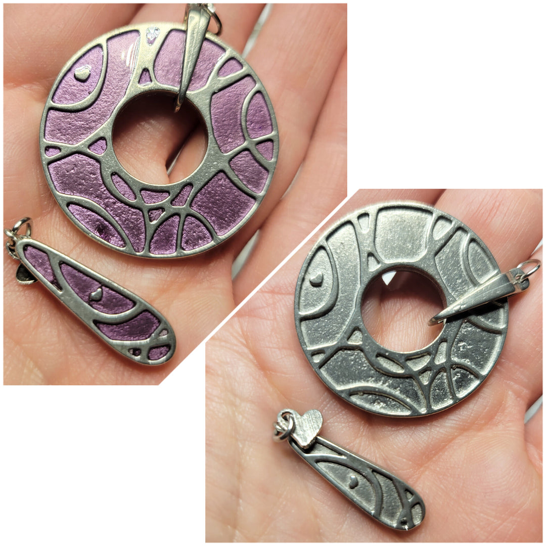 KIT of Parts - ROUND "JULIE" - PURPLE