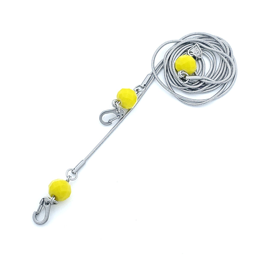 CHAIN - 38in - CRYSTAL - Citrine 10x8mm