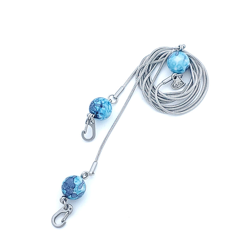 CHAIN - 38in - STONES - RainFlower 10mm