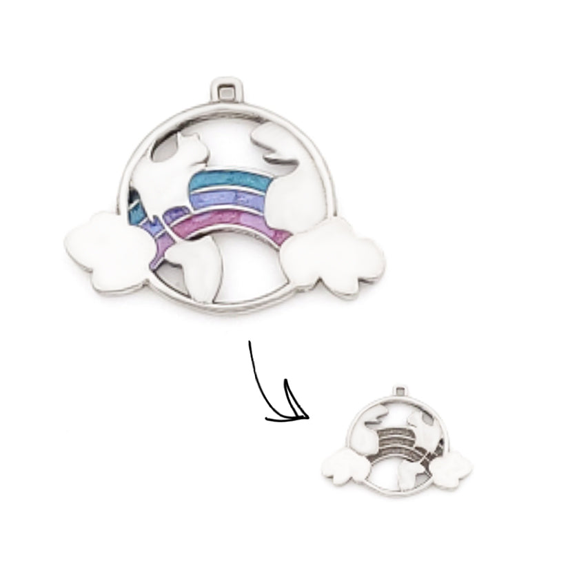 PENDENTIF - La MENAGERIE - Rainbow WORLD !