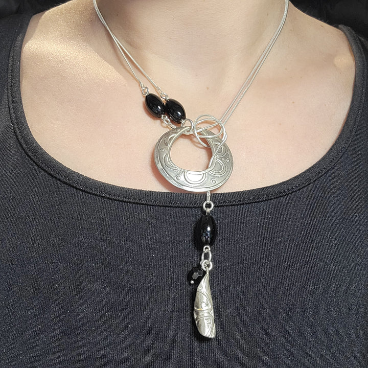 LARIAT 36 in - "4 Seasons" - Sterling Silver