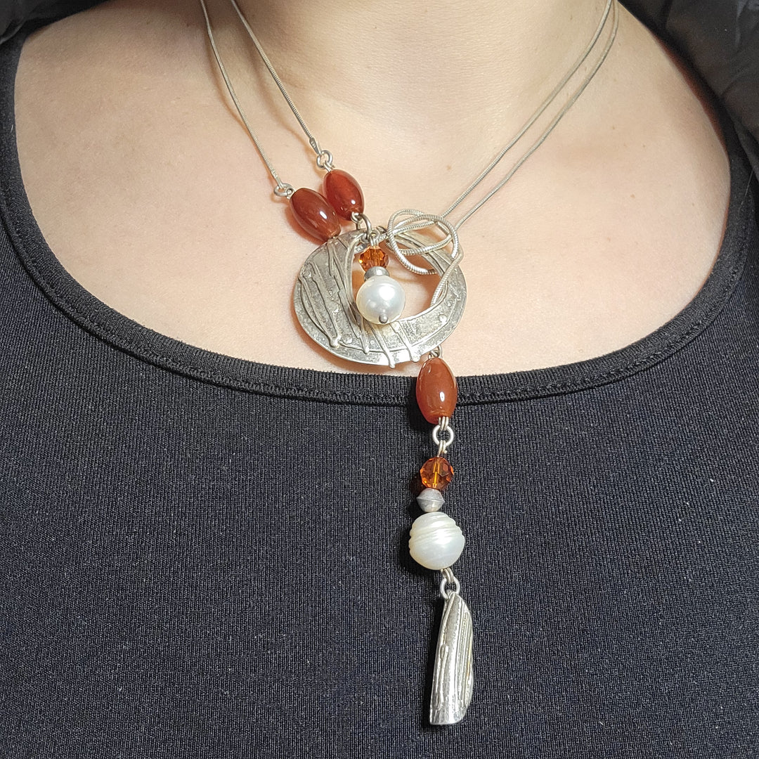 LARIAT 36 in - "4 Seasons" - Sterling Silver