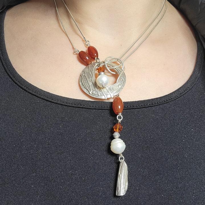 LARIAT 36 in - "4 Seasons" - Sterling Silver