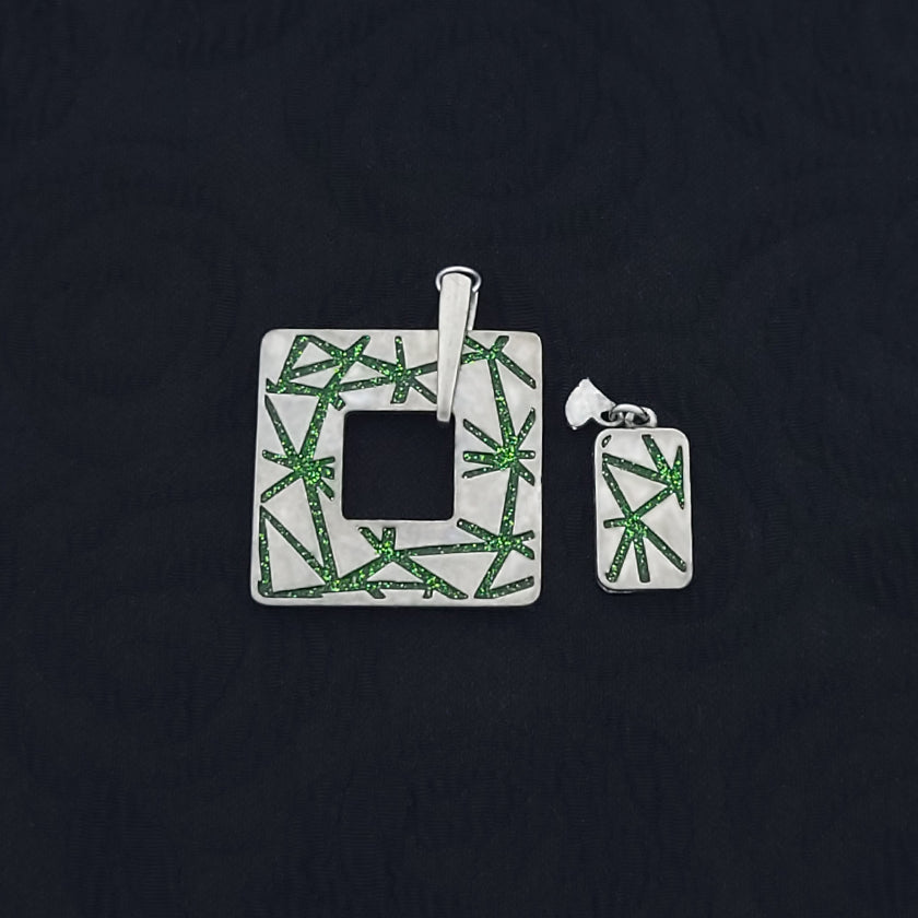 Kit of Parts - SQUARE, ROUND and HEART TANGRAM - Reversible with color