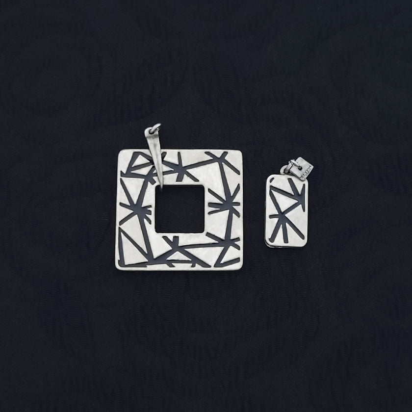 Kit of Parts - SQUARE, ROUND and HEART TANGRAM - Reversible with color