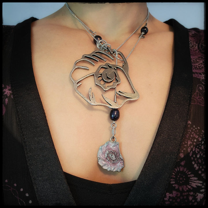 LARIAT 38in - ROND Murex the SHELL & Round Shell