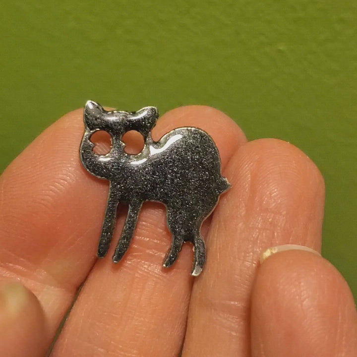 PENDENTIF - HALLOWEEN - CHAT Mannois
