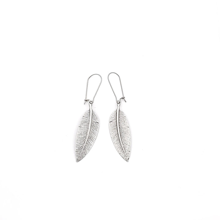 Boucles d'oreilles PENDENTIFS - La MENAGERIE - "PLUMES"