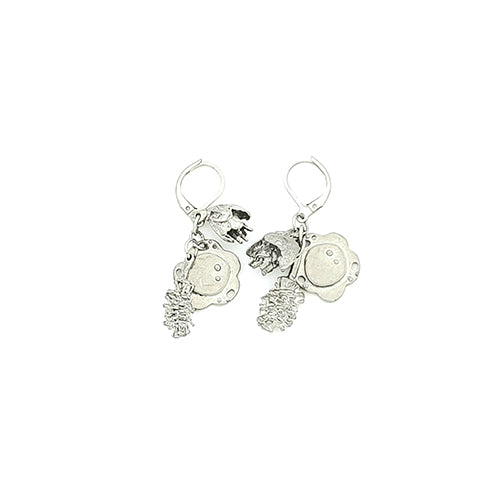 Boucles d'oreilles PENDENTIFS - ÉTOILES ou FLEURS
