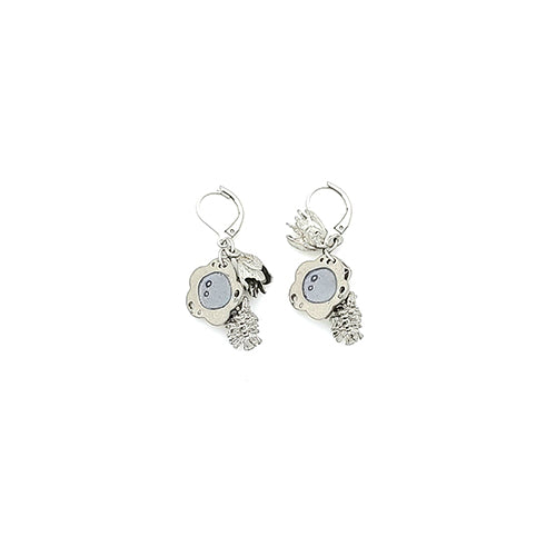 Boucles d'oreilles PENDENTIFS - ÉTOILES ou FLEURS