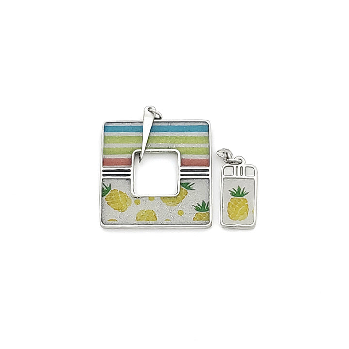 KIT of Parts - WASHI - "ANANAS LIGNÉS"