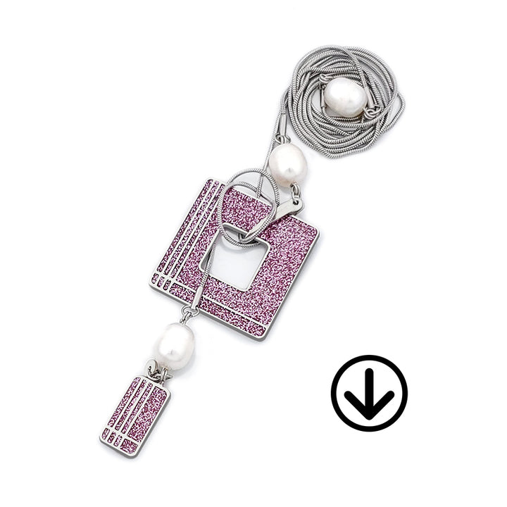 KIT OF PARTS - WASHI - "LOVE Dore" / LIGHT PINK Glitters (NO CHAIN)