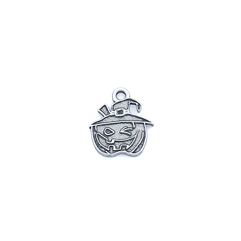 PENDENTIF - HALLOWEEN - CHAPEAU CITROUILLE