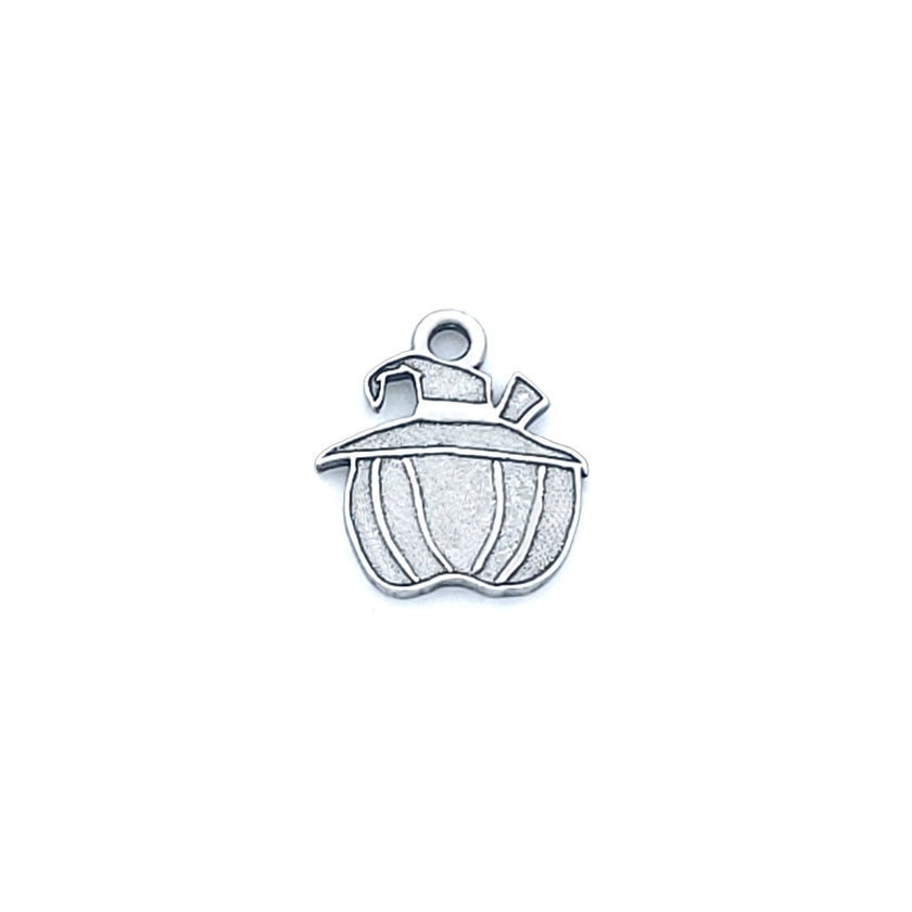 PENDENTIF - HALLOWEEN - CHAPEAU CITROUILLE