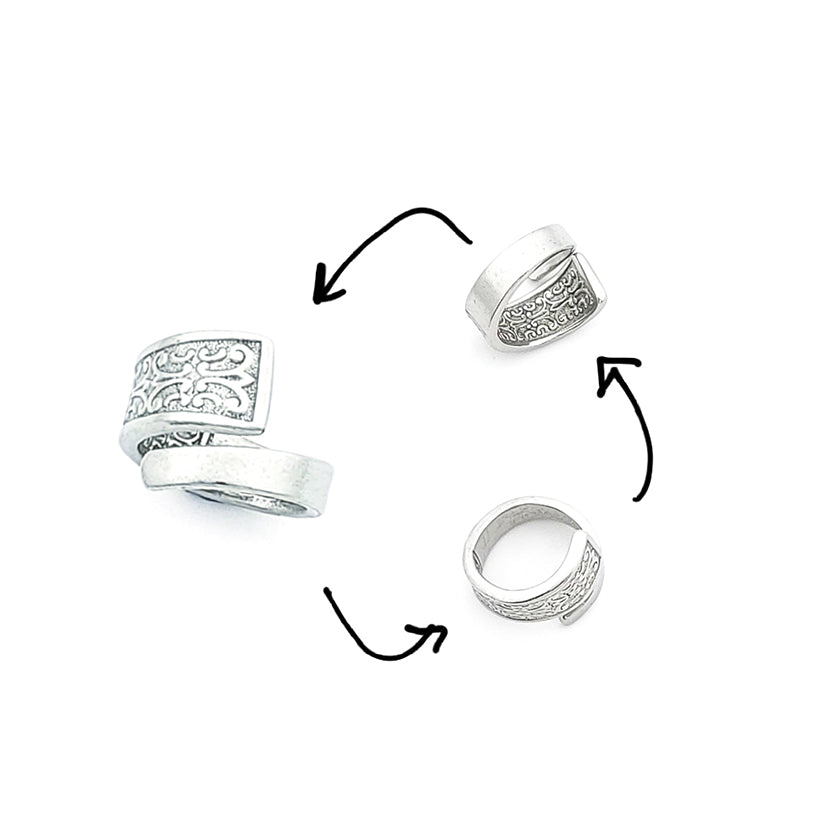 RING - GEOMETRIC "Spoon"