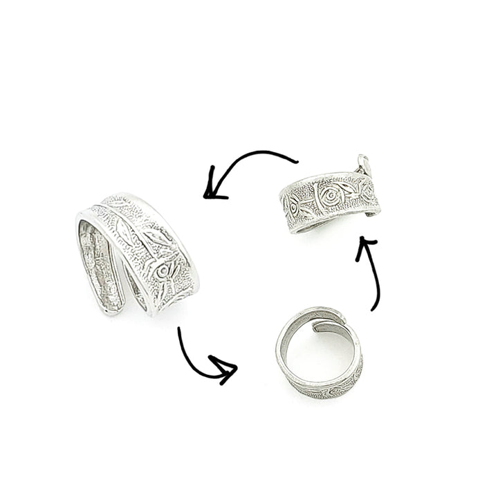 RING - GEOMETRIC "Spoon"