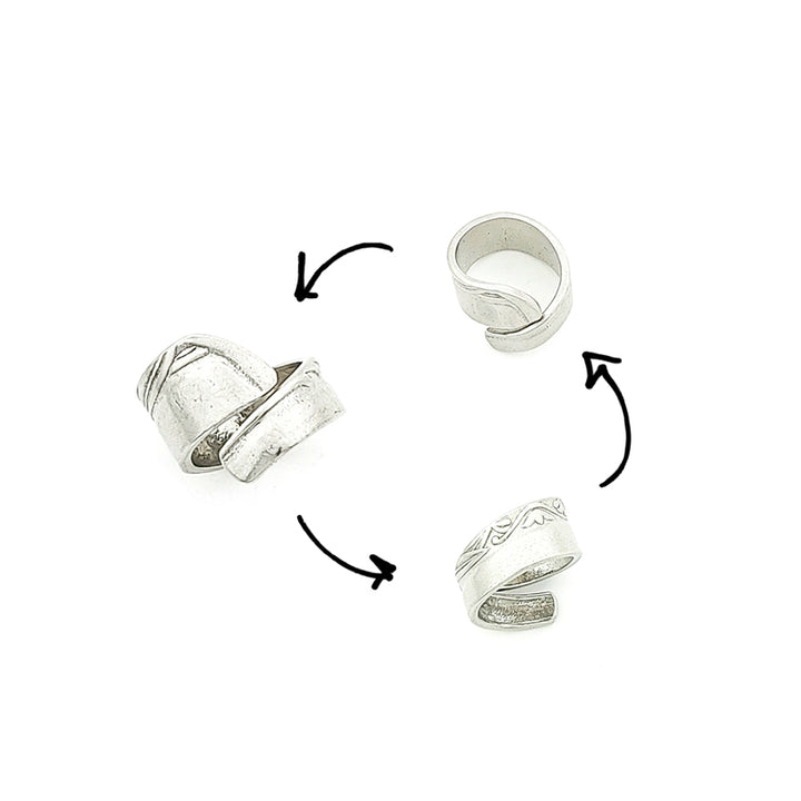 RING - GEOMETRIC "Spoon"